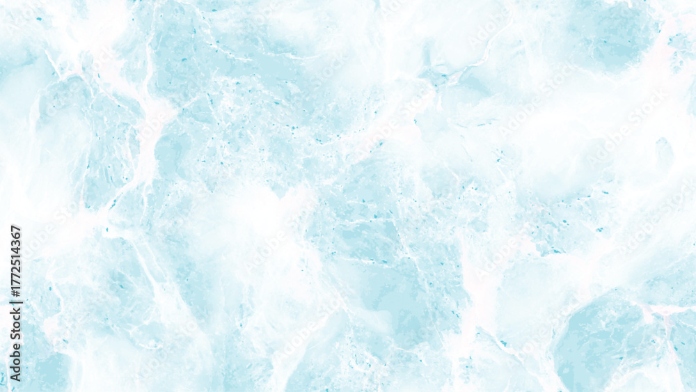 Obraz premium Delicate blue ink marbling abstract background for artistic applications