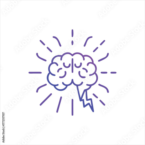 Intellectual Spark and Brilliant Idea Concept