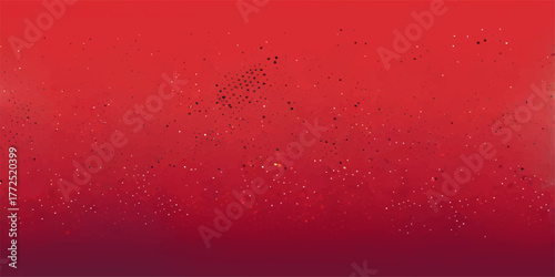 Vintage red grunge paint texture on old wall surface for a distressed Christmas backdrop design