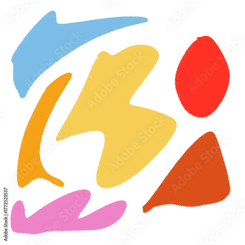 . Vibrant retro abstract background with geometric shapes and bold colors. Perfect for adding a touch of nostalgia to your designs.