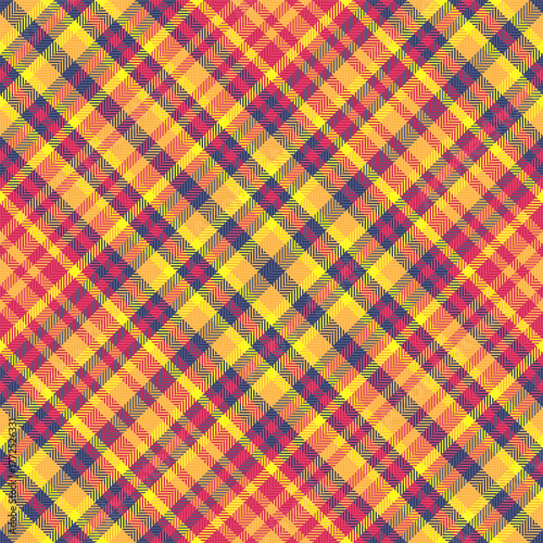 Chequered wallpaper of retro scottish stripes gingham. Check abstract illustration for print. Vintage blanket classic shirt. Graphic british buffalo, woven tablecloth