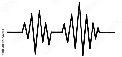 Dynamic Audio Visualization Capturing Energetic Sound Wave Frequencies