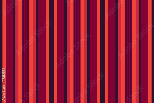 Setwork fabric texture lines, individuality textile stripe seamless. Bug vertical vector pattern background in pink and red colors.