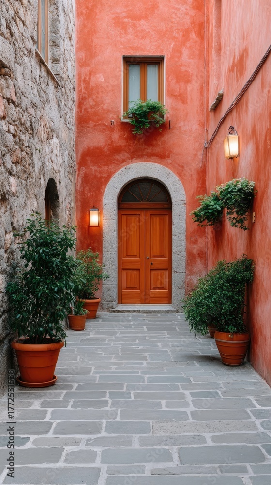 Fototapeta premium door in the old town of dubrovnik croatia
