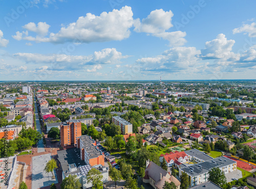 Šiauliai, Lithuania – Aerial View of City Center
