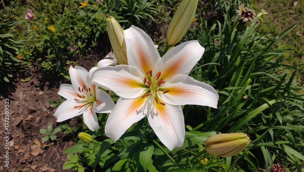 Obraz premium Choose a Lily, Any Lily: Delight in the Fragrance and Beauty from Your Garden or a Nearby Yard