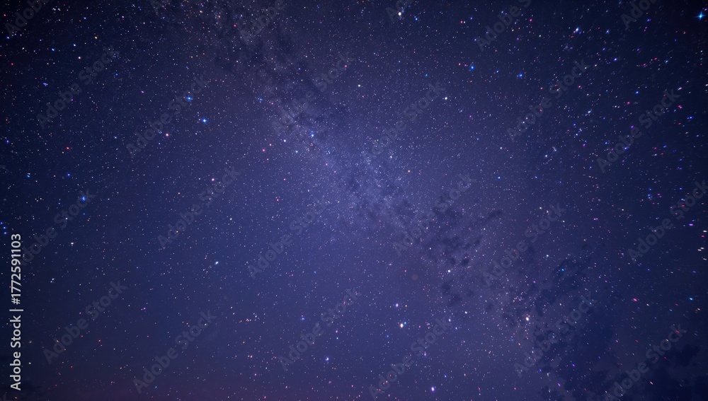 Fototapeta premium 3D illustration of a cosmic night sky with stars and galaxies