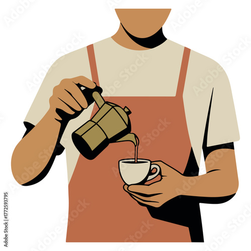 man holding a glass of milk