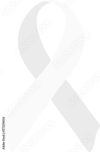 white ribbon Bound awareness for anti violence against women, safe motherhood, and other related causes