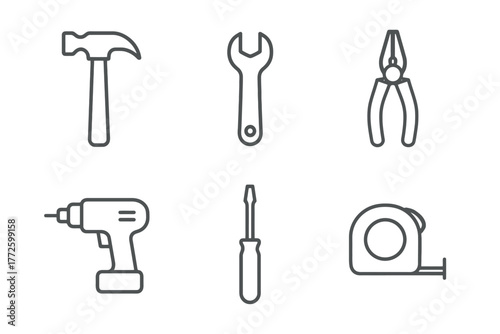 Collection of essential hand tools for carpentry and repair