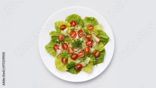 Wallpaper Mural Vegetable mix served on a dish Torontodigital.ca