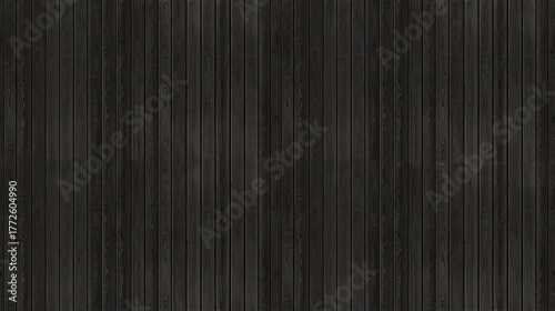 SEAMLESS black wood siding texture, painted timber cladding, wooden paneling wall background.