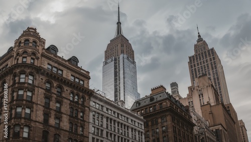 Wallpaper Mural Tall Urban Buildings Under Overcast Sky Torontodigital.ca