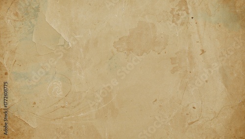 Textuka creases and corridors on vintage brown mint paper background