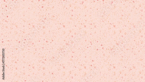 Floral design featuring small white and pink flowers on a light pink backdrop, suitable for editorial headers