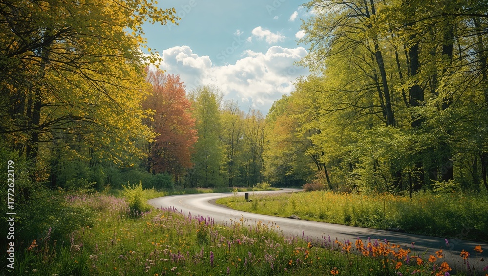 Obraz premium Spring Emerges: A Symphony of Color and Renewal