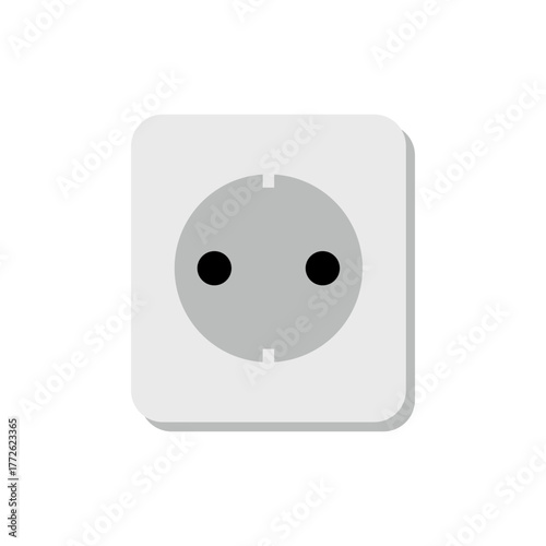 Electric Socket Plug Icon, Simple Icon Vector Design, best used for presentation, application, web and banner	