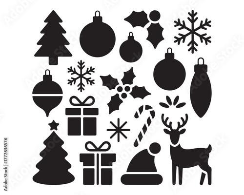 christmas elements in flat design 1.eps