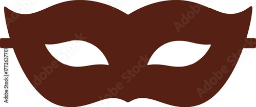 Purple and gold masquerade mask with intricate designs on a teal background