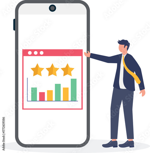 illustration of improving business performance and product quality
