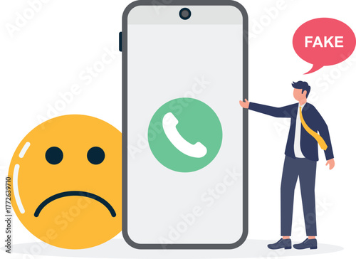 illustration of disappointment from receiving false information

