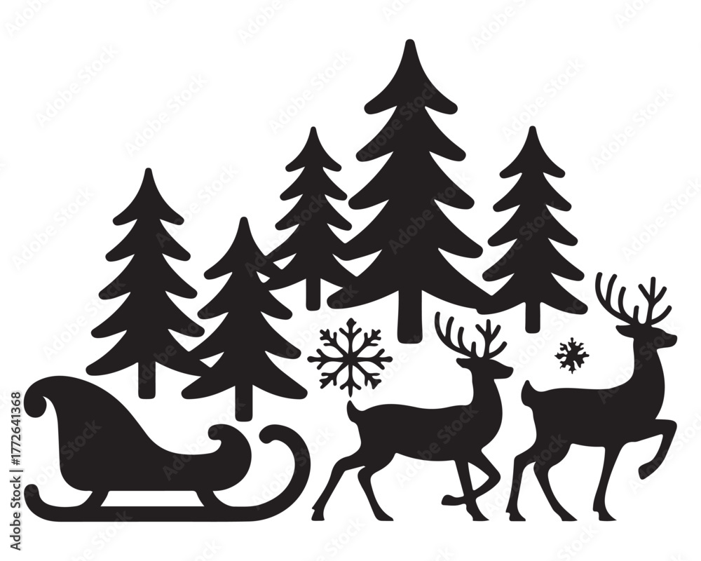 Fototapeta premium winter holiday 4.eps