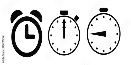 clock icon.vector symbol