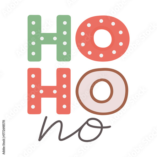 ho ho ho vector design