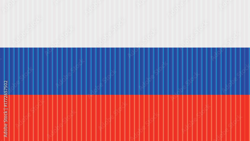 Fototapeta premium Russia’s National Flag striped background