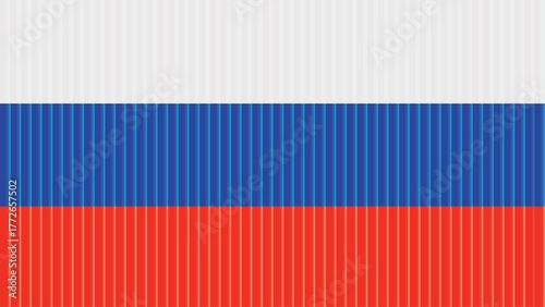 Russia’s National Flag striped background