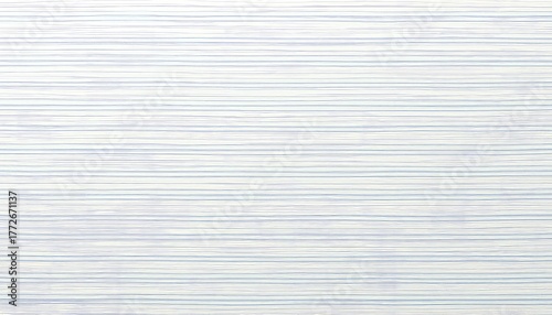 Subtle pale blue horizontal lines evenly spaced on a white textured background create a simple, elegant and refined minimalist surface