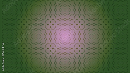 Abstract Green and Pink Circle Pattern Background_Circle_24