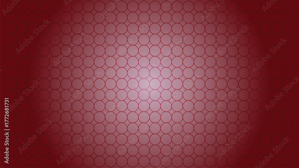 Tableau sur toile Red Circular Pattern Background with a Subtle Gradient Effect