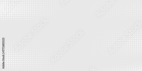 Design rectangle dot white gray wave light technology texture background. Abstract big data digital abstract