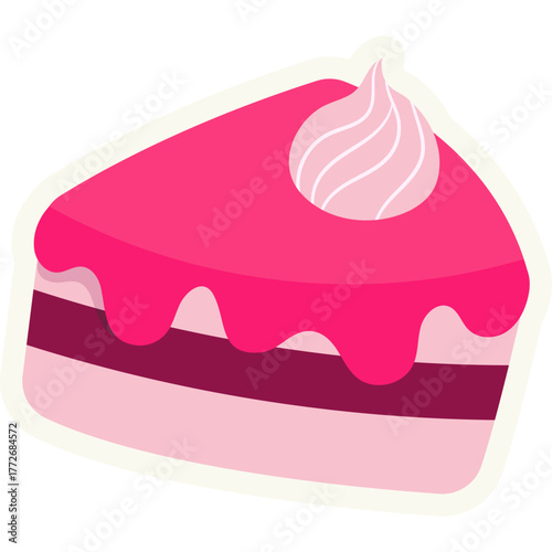 vector illustration of an ice cream