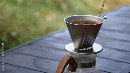 コーヒーを淹れる