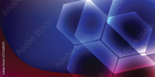 Background with polygon arrangement for design, presentation screen, cover and more
