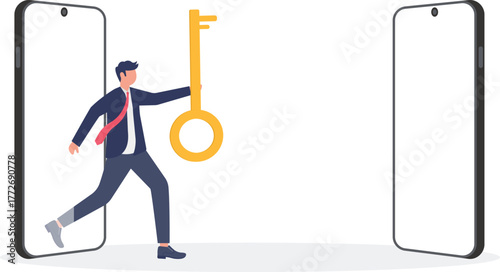 illustration of switching business or career with problem-solving skills
