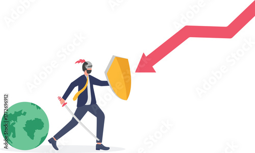illustration of business insurance in safeguarding business target market distribution

