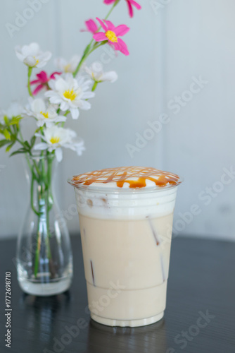 iced caramel milk