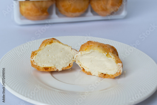 A French dessert made from choux pastry dough.
