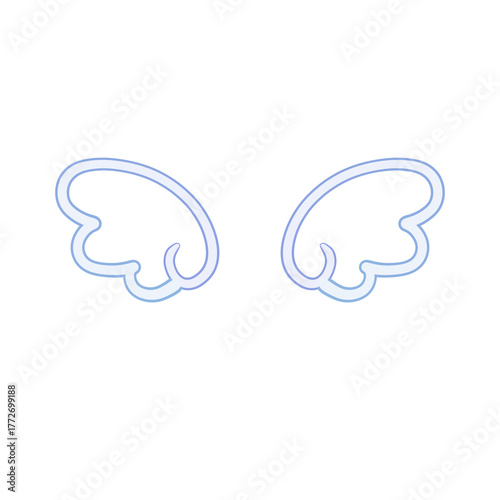 Blue wing