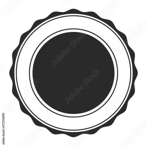 Retro guarantee label and quality badge illustration pack isolated on white background