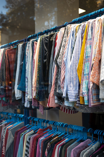 фотографія Clothing store window display