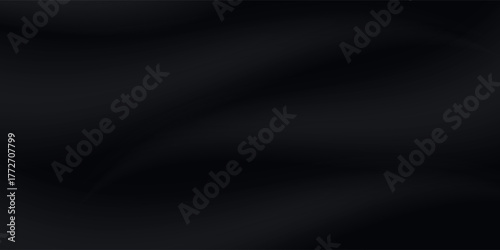 Black luxury fabric background with copy space. Abstract Illustration. Luxurious black line background. Abstract dark background illustration with geometric graphic elements