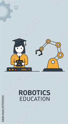 Robotics learning concept