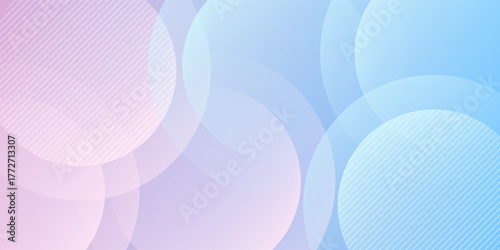 abstract background .blue and pink gradation. circle effect style. modern minimalist.eps 10
