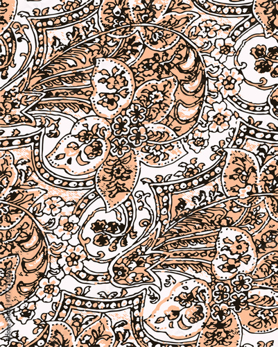 Big flowers pattern, upscale floral pattern. graphical textures floral, trendy colors pattern , flowers background with leaves. vector illustration.