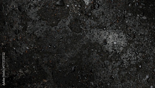 Smooth meteorite exterior featuring a disordered metallic crystal design, abstract organic background texture.