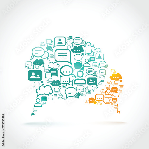 social network concept